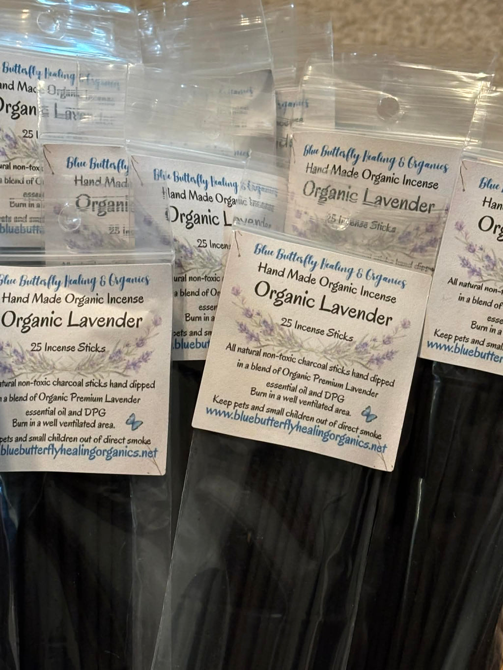 Organic Lavender Incense Sticks